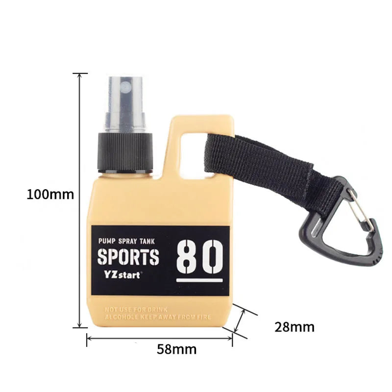 80ml Outdoor Camping Portable Pump Perfume Refillable Spray Bottle