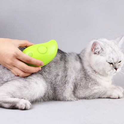 Cat Steam Brush Steamy Dog Brush 3 in 1 Electric Spray Cat Hair Brushes